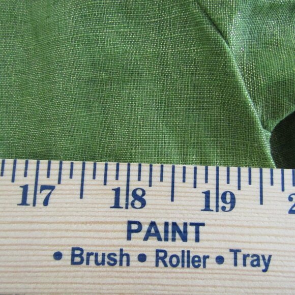 Chico's Linen Blend Jacket 1 Green Shimmer Boho Artsy Coastal Grandma Vintage - Picture 9 of 10